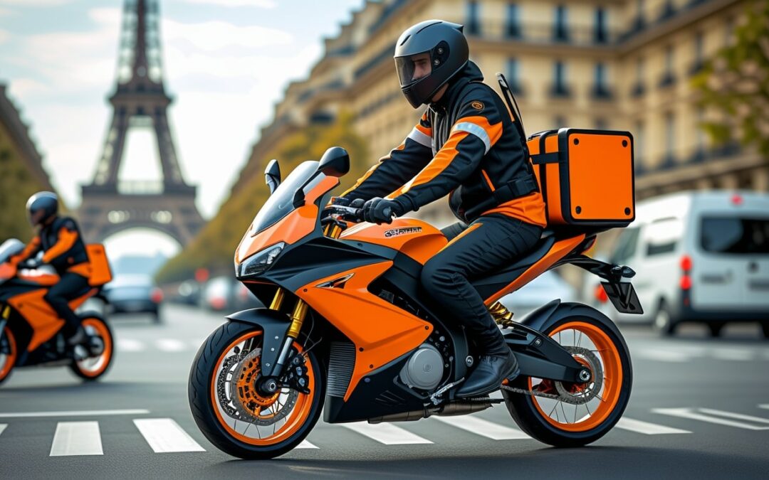 Coursier à moto : accélérez vos livraisons, boostez vos ventes